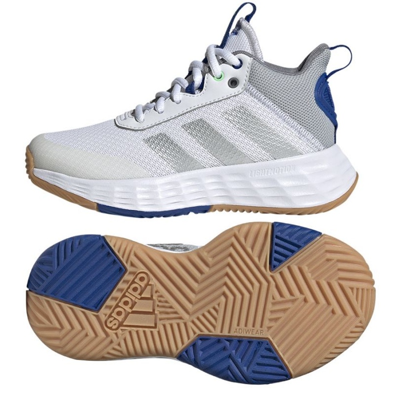 Basketbalová bota Adidas OwnTheGame 2.0 Jr GW1553 bílý bílý Basketbalová bota Adidas OwnTheGame 2.0 Jr GW1553 bílý bílý
