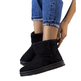 Černé zateplené sněhule Vago černý