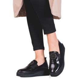 Kožené dámské boty Shelovet černý