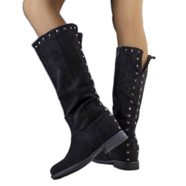 BM Černé boty na klínku Licurla černý