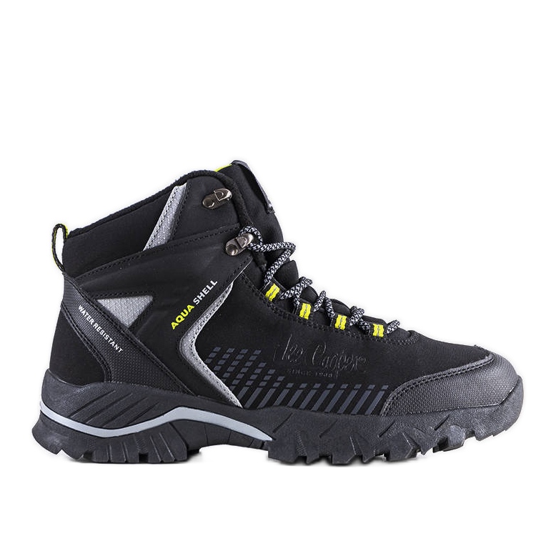 Lee Cooper Černé, zateplené turistické boty LCJ-22-01-1401M černá