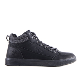 Lee Cooper Černé zateplené tenisky LCJ-22-31-1454 černý