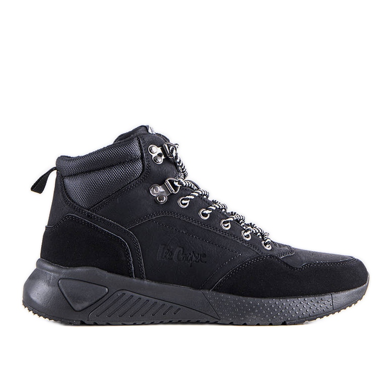 Lee Cooper Černé zateplené holínky LCJ-22-31-1457 černá