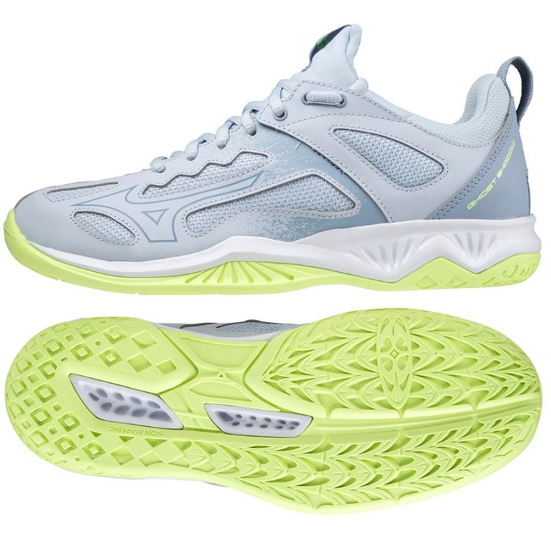 Házenkářské boty Mizuno SS22 Ghost Shadow W X1GB218002 modrý modrý