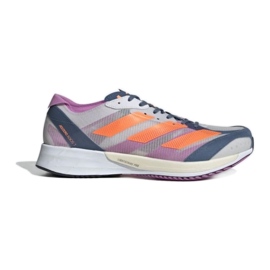 Boty Adidas Adizero Adios 7 M GX6647 bílý fialová pomerančový