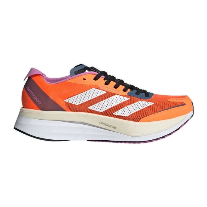 Boty Adidas Adizero Boston 11 M GX6652 oranžový Boty Adidas Adizero Boston 11 M GX6652 oranžový