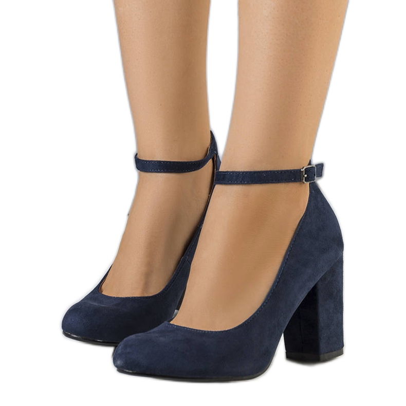 Námořnické modré lodičky s páskem od Norrie modrý