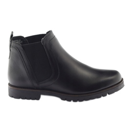 Caprice booties dámské zimní boty 25468 černý