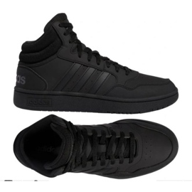 Boty Adidas Hoops 3.0 Mid Wtr GW6421 černý