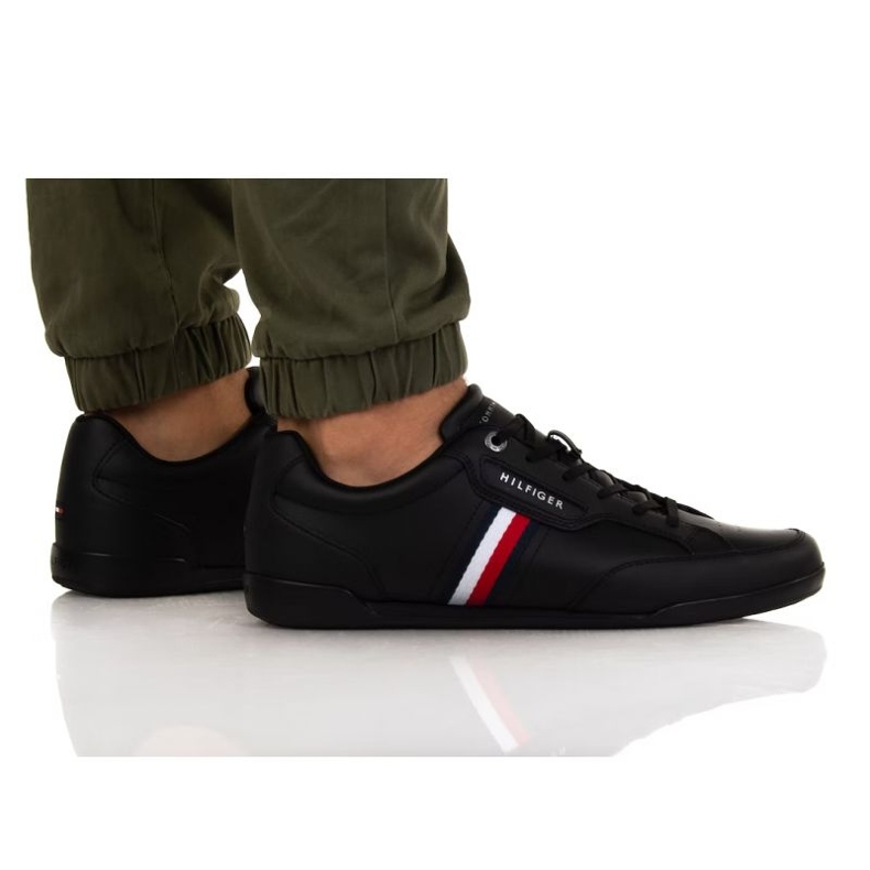 Boty Tommy Hilfiger Classic Lo Cupsole Leather M FM0FM04277 Bds černá