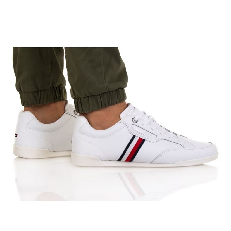 Kožená podrážka Tommy Hilfiger Classic Lo Cupsole M FM0FM04277 Ybr bílý