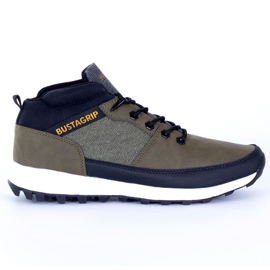 Kožené tenisky boty Trax Bustagrip M MRM7B zelený