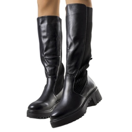 Černé zateplené boty Mishin černý