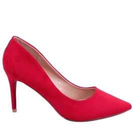Belluci Dámské semišové lodičky Tilda Red červený