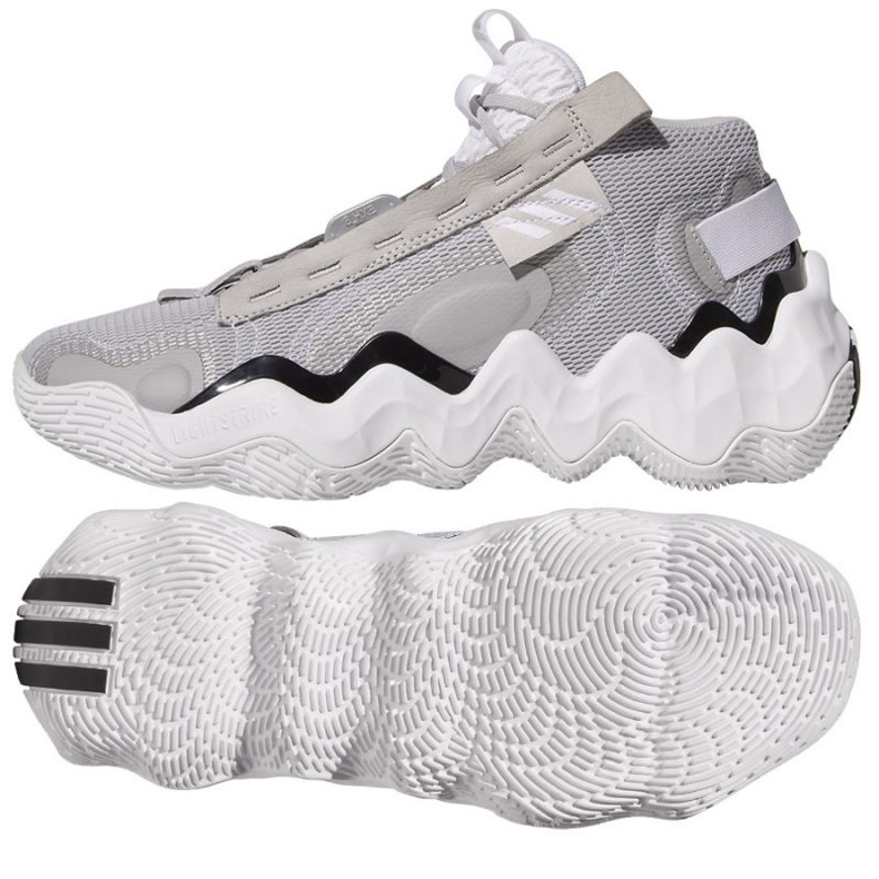 Boty Adidas Exhibit B Wmns Mid GY8983 šedá odstíny šedi