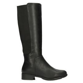 Zateplené holínky s elastickými pásky Filippo W PAW399 černý