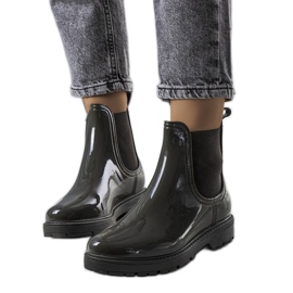 Zelené boty do deště Kemi zelená