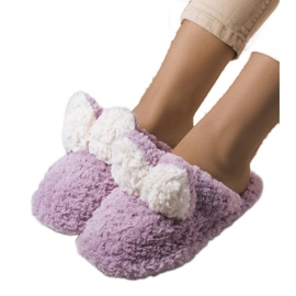 Měkké pantofle Rabit Purple fialová