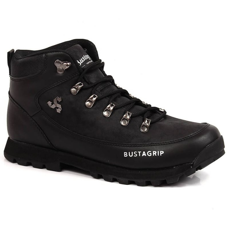Kožené trekové boty Outback Bustagrip M MRM1A černá