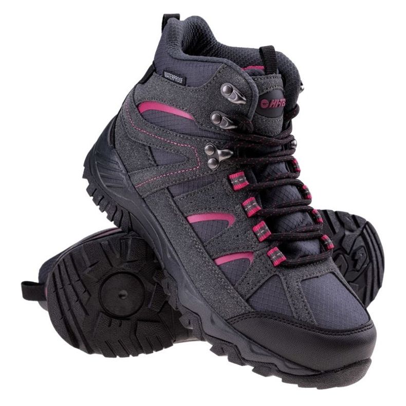 Boty Hi-Tec Ostan Mid Wp 92800442426 šedá Boty Hi-Tec Ostan Mid Wp 92800442426 šedá