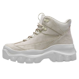 4F Luna zimní boty 4FAW22FWINF008 83S béžový 4F Luna zimní boty 4FAW22FWINF008 83S béžový