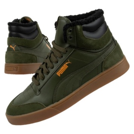 Zimní boty Puma Shuffle Mid 387609 02 zelený