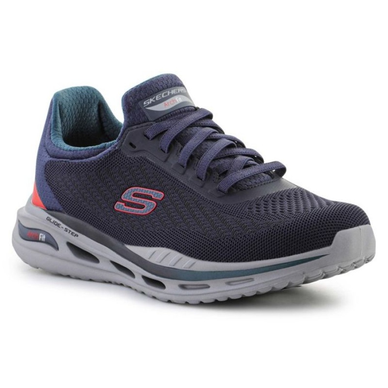 Boty Skechers Arch Fit Orvan-Trayver 210434-DKNV modrý
