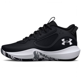 Basketbalové boty Under Armour Gs Lockdown 6 Jr. 3025617 001 černý černý