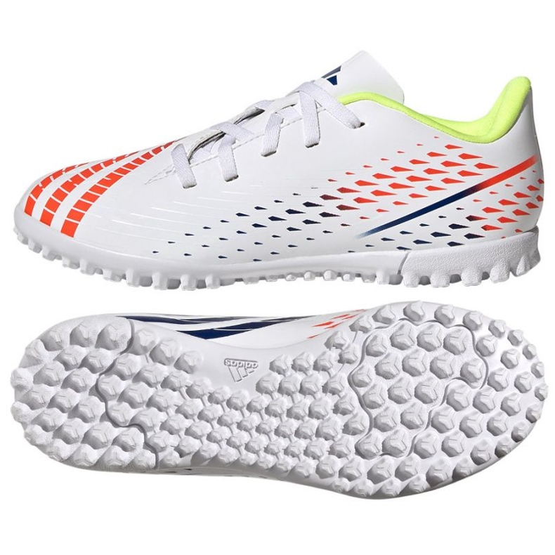 Kopačky Adidas Predator Edge.4 V Tf Jr GV8496 bílý bílý