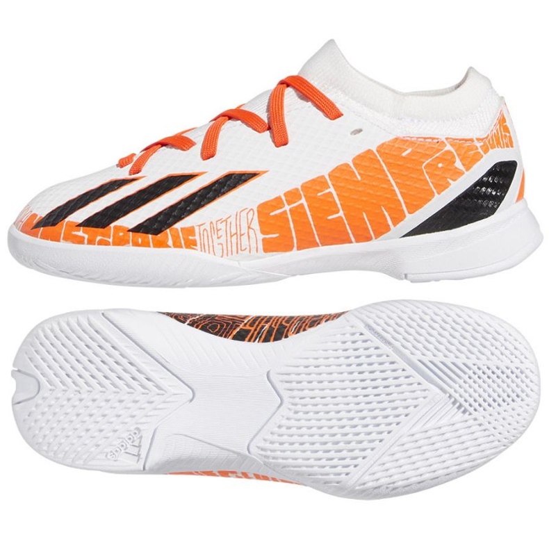 Kopačky Adidas X Speedportal.3 Messi In Jr GW8393 bílý Kopačky Adidas X Speedportal.3 Messi In Jr GW8393 bílý