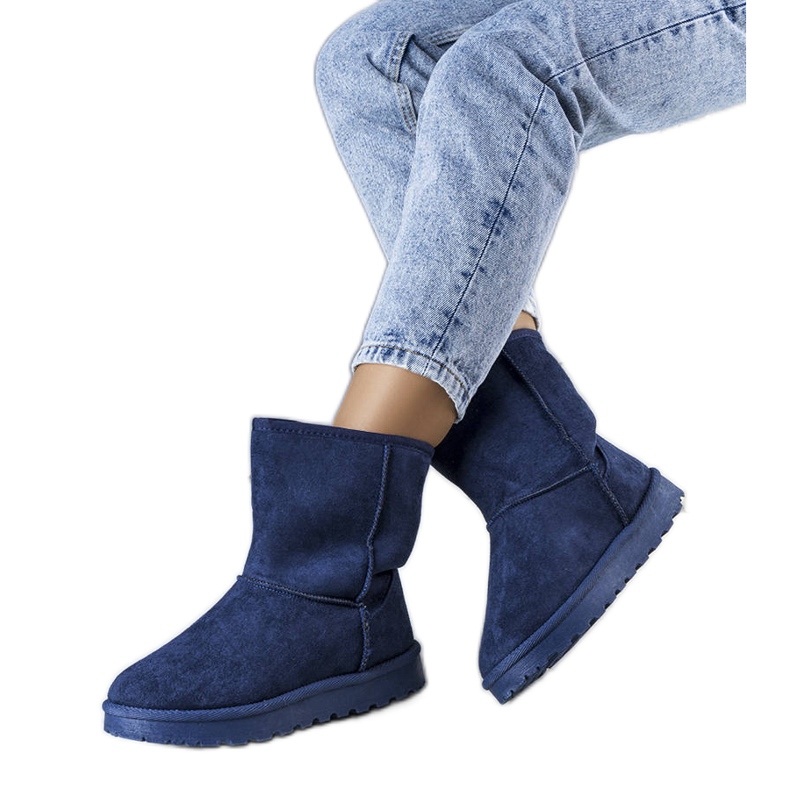 Námořnicky modré zateplené sněhule Hank modrý