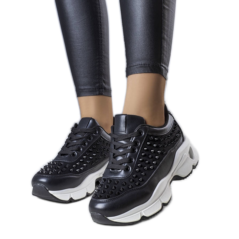 BM Černé dámské tenisky Suzeta černá