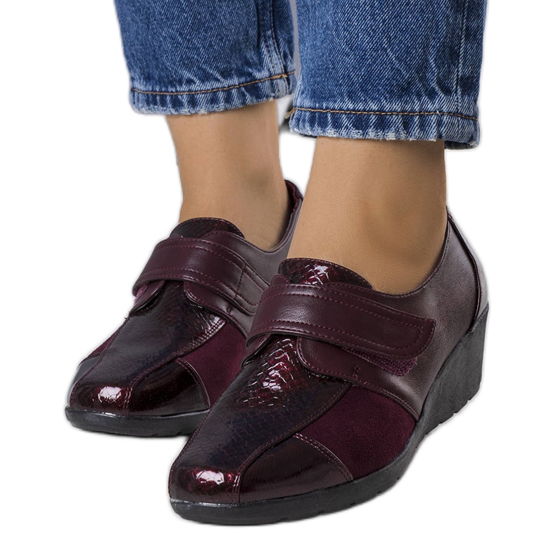 PA1 Maroon brogues od Andrise červené