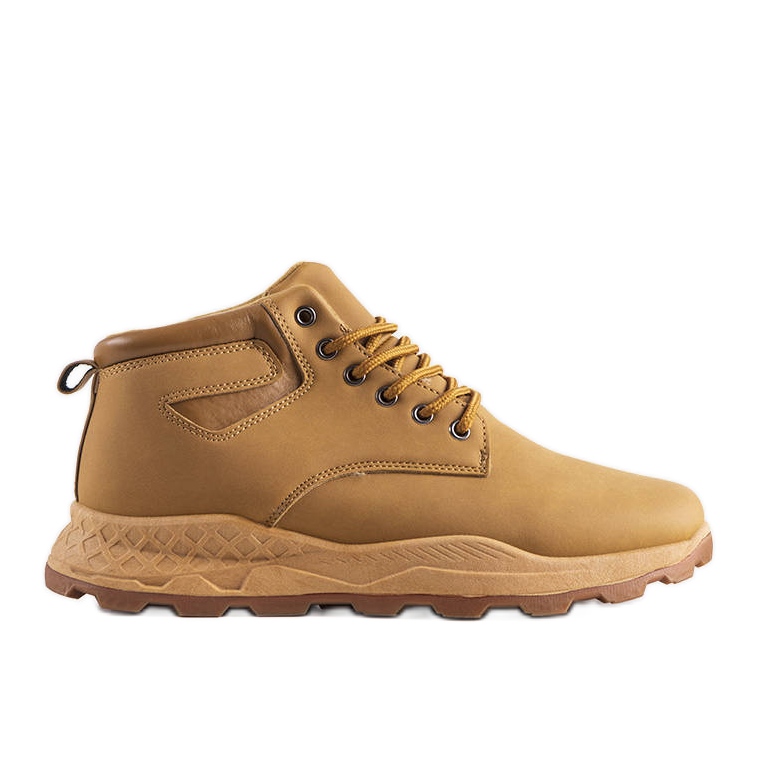 Hnědé zateplené kozačky od Tristen hnědý Hnědé zateplené kozačky od Tristen hnědý