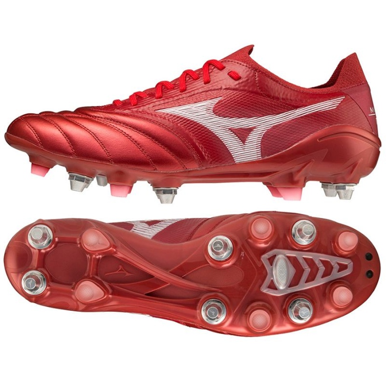 Kopačky Mizuno Morelia Neo Iii ß Elite Mix M P1GC229160 červené pomeranče a červené