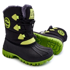 Lee Cooper dětské zateplené sněhule LCJ-21-44-0519 černé černý
