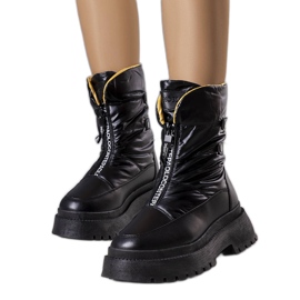 Černé robustní sněhule od Shawna černý