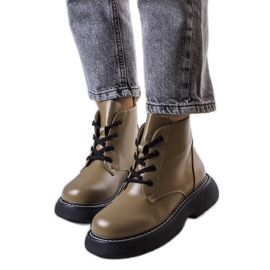 Zelené zateplené boty Lutero zelený