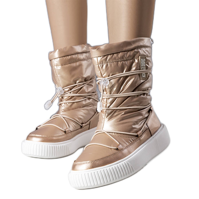 Zlaté sněhule Big Star KK274194 béžový