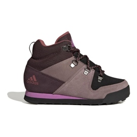 Boty Adidas Snowpitch Jr GZ1172 béžový hnědý černý