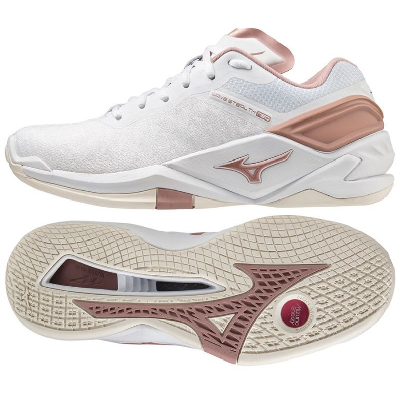 Boty Mizuno Wave Stealth Neo X1GB200036 bílý bílý Boty Mizuno Wave Stealth Neo X1GB200036 bílý bílý