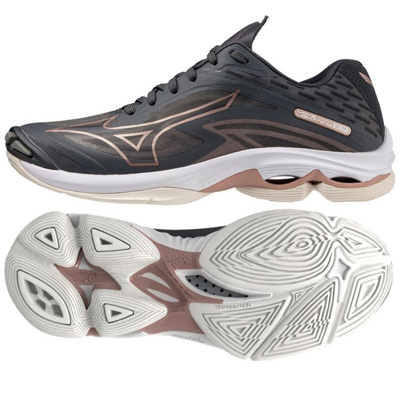 Volejbalové boty Mizuno Wave Lightning Z7 W V1GC220035 černá černá