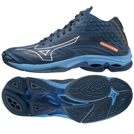 Boty Mizuno Wave Lighting Z7 Mid M V1GA225021 námořnická modř modrý