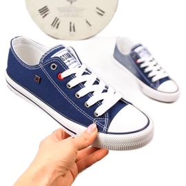 Tmavě modré polo tenisky Big Star T274021 námořnická modř