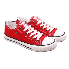 Červené poloviční tenisky Big Star T274020 červený