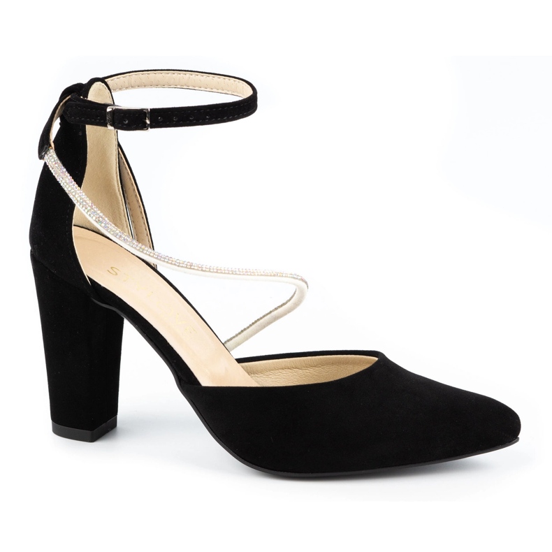 Ivbut Dámské lodičky na postu Polish 859IV black černá