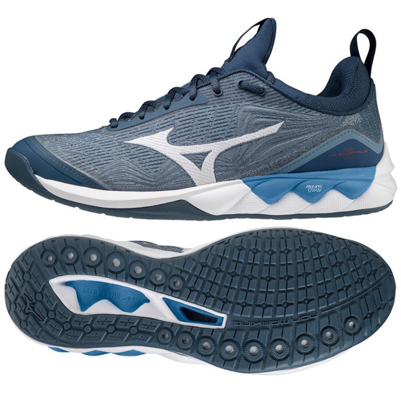 Volejbalové boty Mizuno Wave Luminous 2 V1GA212021 modrý modrý