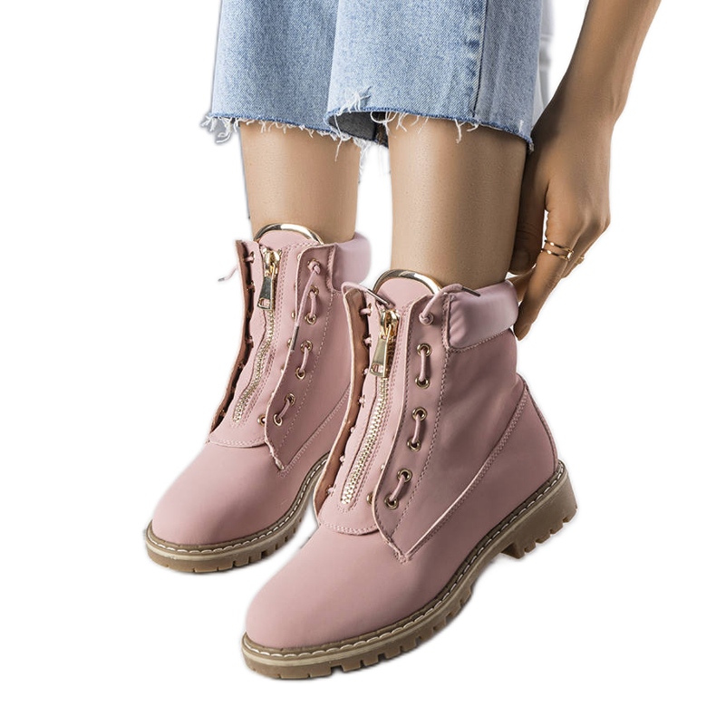 BM Stephanieiny růžové turistické boty růžový BM Stephanieiny růžové turistické boty růžový