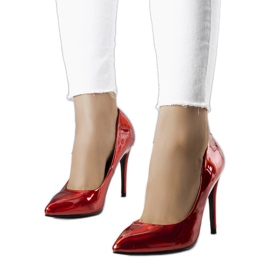 PA1 Červené lakované lodičky Zayd