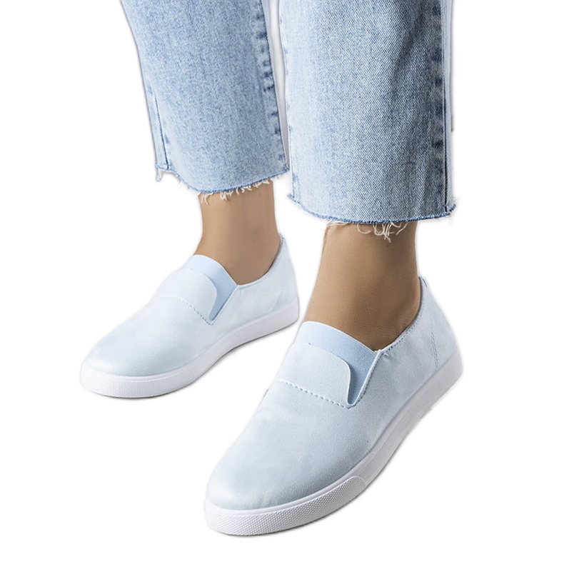 PA1 Modré eko-semišové tenisky od Jamal modrý